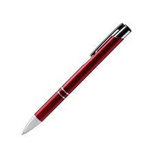 Шариковая ручка SIMON из переработанного алюминия, красный