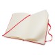 Купить Записная книжка Moleskine Classic (в линейку) в твердой обложке, Pocket (9x14см), красный с нанесением логотипа