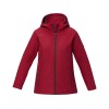 Купить Notus женская утепленная куртка из софтшелла - Красный с нанесением логотипа