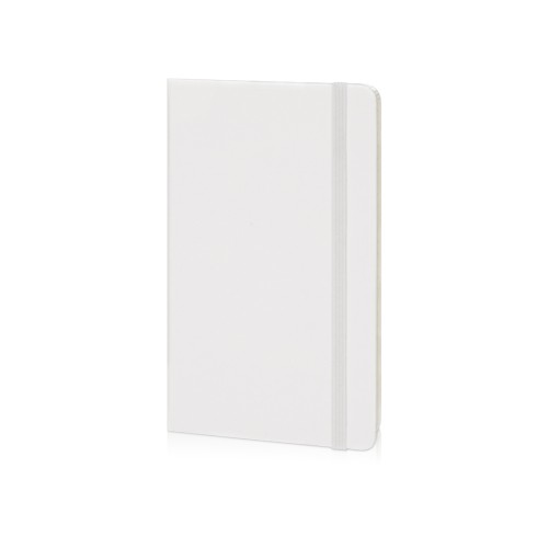 Купить Записная книжка Moleskine Classic (в линейку) в твердой обложке, Medium (11,5x18 см), белый с нанесением логотипа
