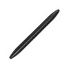 Купить Металлическая ручка-роллер Bullet с серебристым зеркальным слоем, матовый черный с нанесением логотипа