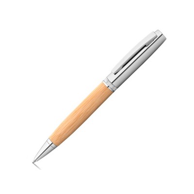 Купить FUJI Шариковая ручка из бамбука, натуральный с нанесением логотипа
