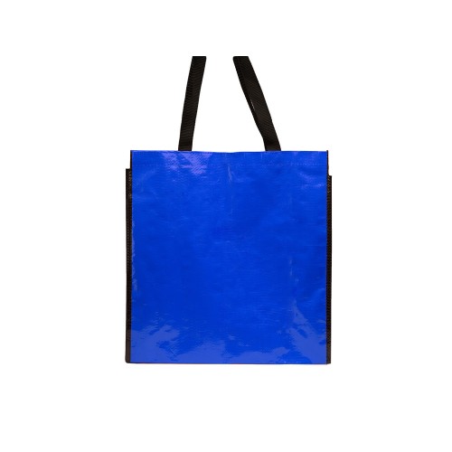 Купить Сумка COAST с ламинированной отделкой, королевский синий с нанесением логотипа