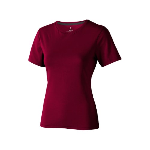 Купить Nanaimo женская футболка с коротким рукавом, бургунди с нанесением логотипа