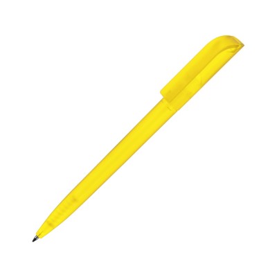 Купить Ручка шариковая Миллениум фрост желтая с нанесением логотипа