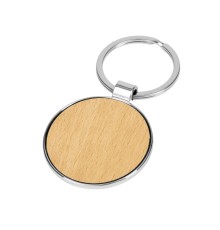 Брелок из бамбука круглой формы, Circle