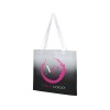 Купить Эко-сумка Rio с плавным переходом цветов, черный с нанесением логотипа
