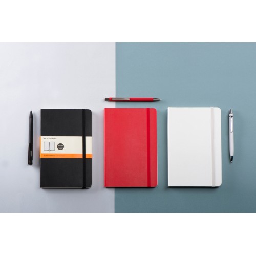 Купить Подарочный набор Moleskine Hemingway с блокнотом А5 и ручкой, серый с нанесением логотипа