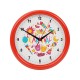 Купить Часы настенные разборные Idea, красный с нанесением логотипа