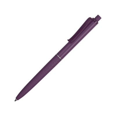 Купить Ручка пластиковая soft-touch шариковая Plane, фиолетовый с нанесением