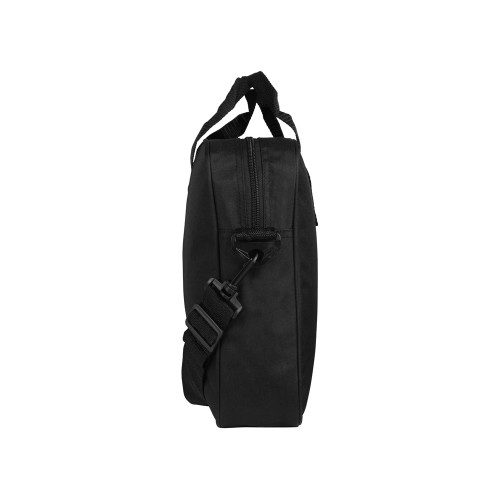 Купить Сумка для ноутбука Wing с вертикальным наружным карманом, черный (Р) с нанесением логотипа