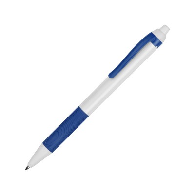 Купить Ручка пластиковая шариковая Centric, белый/синий с нанесением