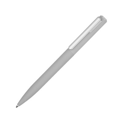 Купить Ручка шариковая пластиковая Bon с покрытием soft touch, серый с нанесением