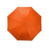 Купить Зонт-трость Silver Color полуавтомат, оранжевый/серебристый с нанесением логотипа