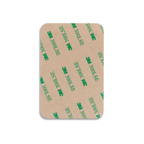 Купить Чехол-картхолдер Favor на клеевой основе на телефон для пластиковых карт и и карт доступа, серый с нанесением логотипа