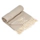 Купить Плед Ёлочка 150х180 см. ПРЕМИУМ (бежевый однотонное) (Р) с нанесением логотипа