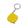Купить Брелок-рулетка 1м Block, желтый с нанесением логотипа