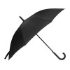 Купить Зонт-трость Reviver, черный с нанесением логотипа