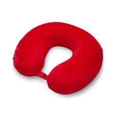Подушка Basic из микрофибры с эффектом памяти U-shape, красный NEW