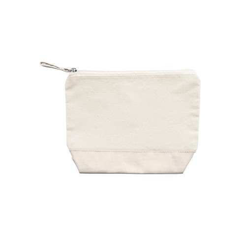 Купить Косметичка DOEL из хлопка плотностью 280 г/м2, бежевый с нанесением логотипа