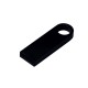 Купить USB 2.0-флешка на 32 Гб с мини чипом и круглым отверстием, черный с нанесением логотипа