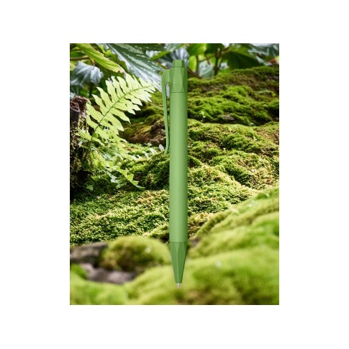 Купить Шариковая ручка Terra из кукурузного пластика, moss green с нанесением логотипа Купить Шариковая ручка Terra из кукурузного пластика, moss green с нанесением логотипа