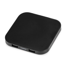 Беспроводная зарядка Tile с 2 USB-A, 5 Вт, черный
