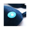Купить Подушка для путешествий со встроенным массажером Massage Tranquility Pillow, синий с нанесением логотипа