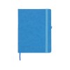 Купить Блокнот Rivista большого размера, синий с нанесением логотипа