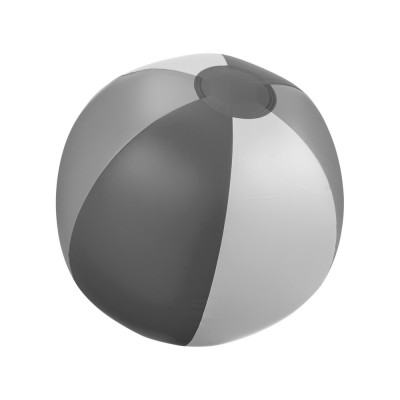 Купить Мяч надувной пляжный Trias, серый с нанесением логотипа