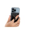 Купить Картхолдер для телефона с держателем и защитой RFID Lokky, черный с нанесением логотипа