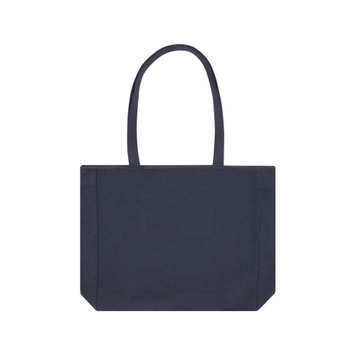 Купить Weekender эко-сумка из переработанного материала Aware™ плотностью 500 г/м² - Нейви с нанесением логотипа