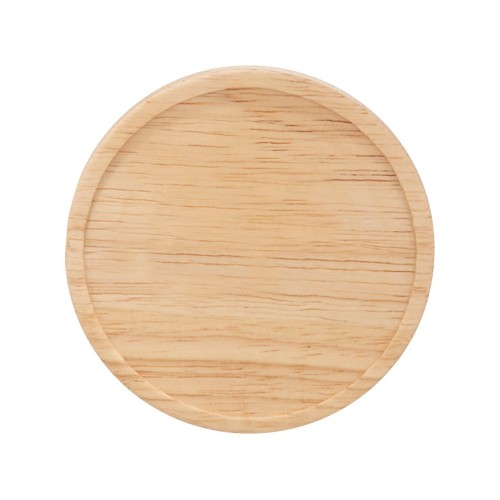 Купить Керамическая чашка Hearth с деревянной крышкой-костером, черный/лайм с нанесением логотипа