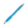 Купить Ручка пластиковая шариковая MERLIN, голубой с нанесением логотипа
