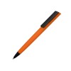 Купить Ручка пластиковая шариковая C1 софт-тач, оранжевый с нанесением логотипа