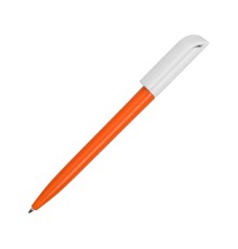 Ручка пластиковая шариковая Миллениум Color BRL, оранжевый/белый