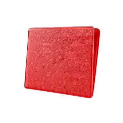 Купить Картхолдер для денег и шести пластиковых карт Favor, красный с нанесением логотипа