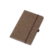 Блокнот из кофейных зерен А5 Coffee notes, твердая обложка, 80 листов 70 гр/м2 белой бумаги, кофейный