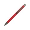 Купить Ручка металлическая soft touch шариковая Tender, красный/серый с нанесением логотипа