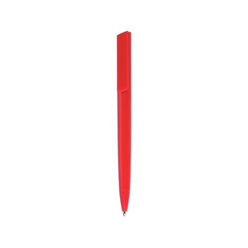 Купить Ручка пластиковая шариковая Taper Solid, матовый красный с нанесением логотипа