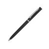 Купить Ручка шариковая Navi soft-touch, черный с нанесением логотипа