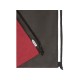Купить Рюкзак со шнурком Ross из переработанного ПЭТ, heather dark red с нанесением логотипа