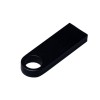 Купить USB 2.0-флешка на 32 Гб с мини чипом и круглым отверстием, черный с нанесением логотипа