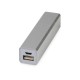 Купить Портативное зарядное устройство Брадуэлл, 2200 mAh, серебристый с нанесением логотипа