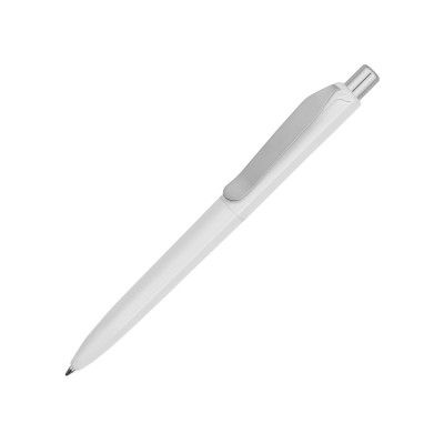 Купить Ручка пластиковая шариковая Prodir DS8 PSP-02, белый с нанесением логотипа