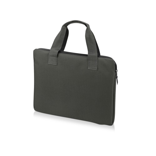 Купить Конференц сумка Session, серый/черный с нанесением логотипа