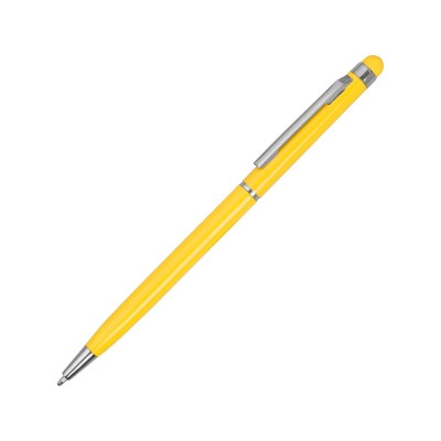 Купить Ручка-стилус металлическая шариковая Jucy, желтый с нанесением