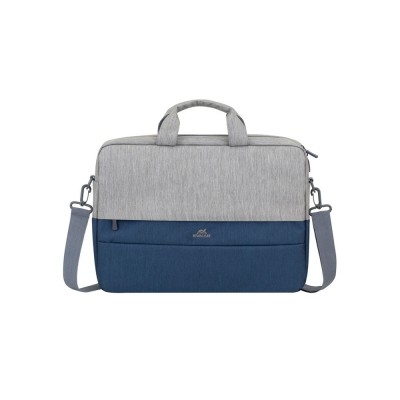 Купить RIVACASE 7532 grey/dark blue сумка для ноутбука 15.6'' с нанесением