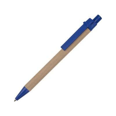 Купить Ручка картонная шариковая Эко 3.0, синий с нанесением