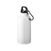 Купить Бутылка для воды с карабином Oregon, объемом 400 мл, белый с нанесением логотипа